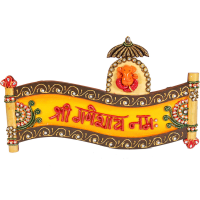 Kundan Crafted Shree Ganesha Namah Wall Hanging Online