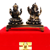 Lakshmi Ganesh Brass Made Showpiece 