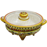Marble Meenakari Crafted Dry Fruit Gift Box With Lid Online