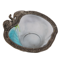Oxidized Handcrafted Apple Shaped Bowl Online As India Gift