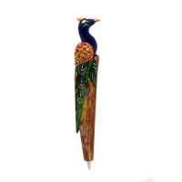 Peacock Shaped Pen in Wood