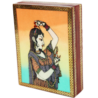 Rajput Princess Bani Thani Wooden Gemstone Jewellery Box