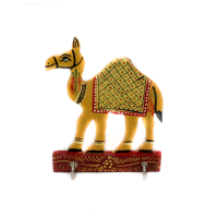 Standing Wooden Camel Key Stand