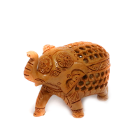 Uniquely carved out wooden Elephant