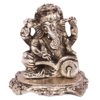Welcome Home Good Luck With Silver Colored Ganesh Ji 