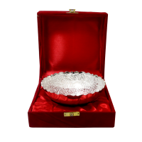 Win hearts with this intricately designed german silver bowl